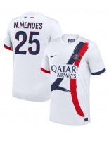 Paris Saint-Germain Nuno Mendes #25 Bortedrakt 2024-25 Korte ermer